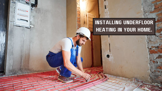 How long does the process for installing underfloor heating take on average in the UK?