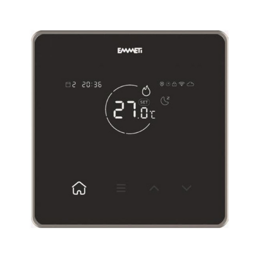 Emmeti Zona Smart Thermostat - Black